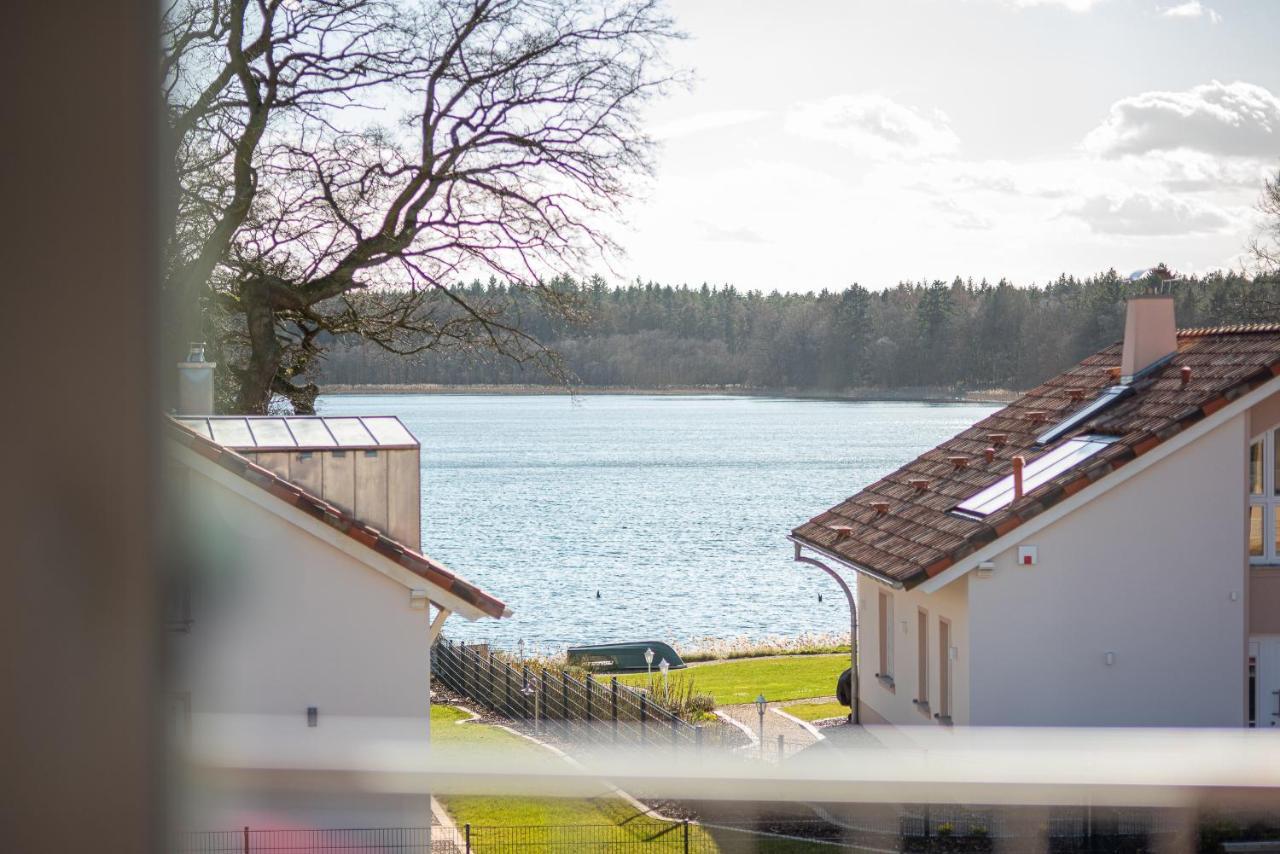 Ferienhaus-See-Sauna-Kamin-Hund Mit E-Ladestation Krakow am See Exteriör bild