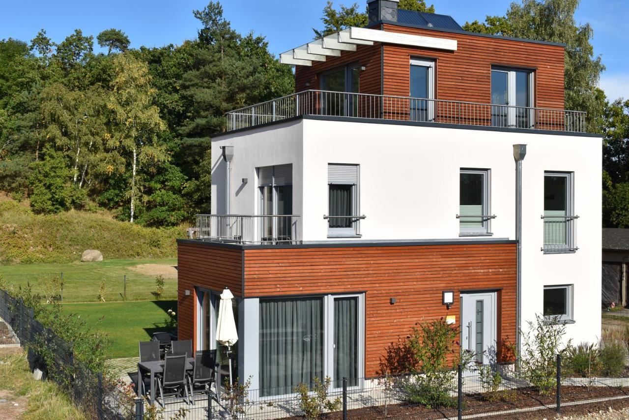 Ferienhaus-See-Sauna-Kamin-Hund Mit E-Ladestation Krakow am See Exteriör bild
