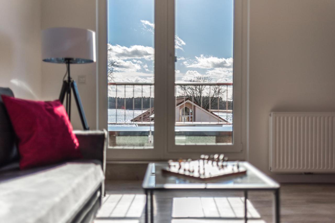 Ferienhaus-See-Sauna-Kamin-Hund Mit E-Ladestation Krakow am See Exteriör bild